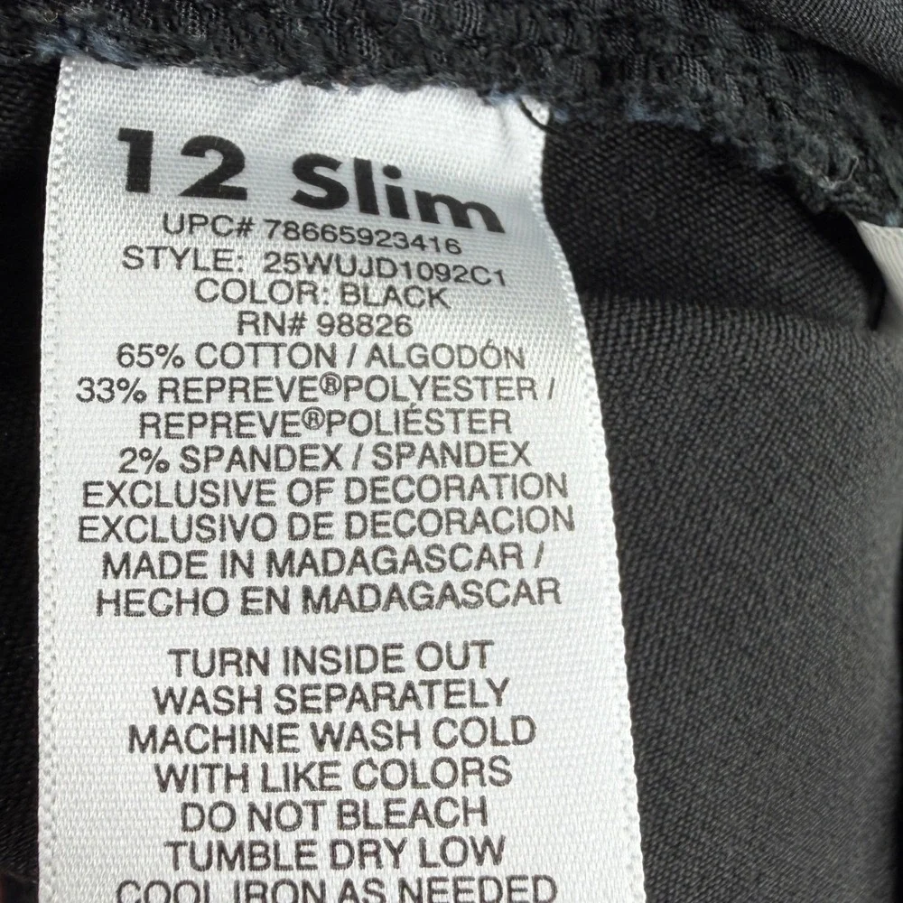 Jordache Kids Skinny Pants size 12 Slim Black‎